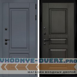 Входная дверь Inteko Афина Графит + Классика венге