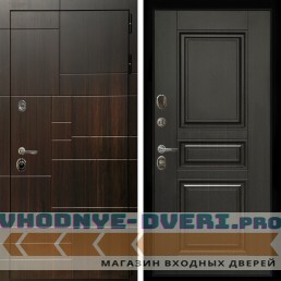 Входная дверь Inteko Домино + Классика венге
