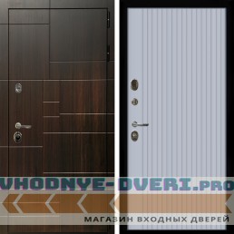 Входная дверь Inteko Домино + Вертикаль Силк маус
