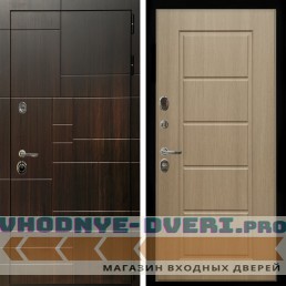 Входная дверь Inteko Домино + ФЛ-39 эко дуб