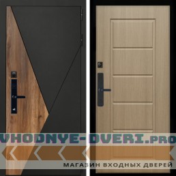 Входная дверь Inteko Гранит SMART + ФЛ-39 эко дуб