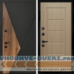 Входная дверь Inteko Гранит + ФЛ-39 эко дуб