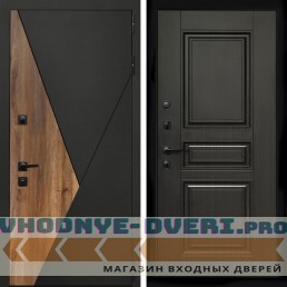 Входная дверь Inteko Гранит + Классика венге