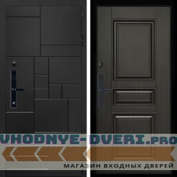 Входная дверь Inteko Квадро SMART + Классика венге