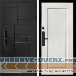 Входная дверь Inteko Квадро SMART + ФЛ-119 белый матовый