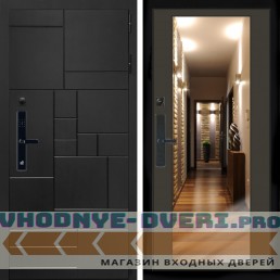 Входная дверь Inteko Квадро SMART + Зеркало венге