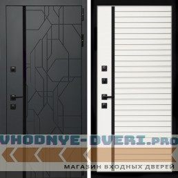 Входная дверь Inteko Верона Графит + Агата