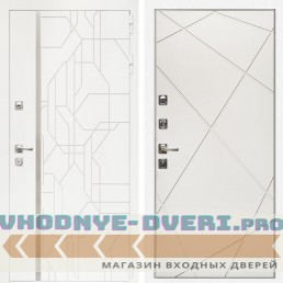 Входная дверь Inteko Верона + Лучи белый