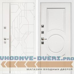 Входная дверь Inteko Верона + МС-100 белый матовый