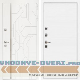 Входная дверь Inteko Верона + Гладкая белый матовый