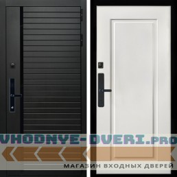 Входная дверь Inteko Агат SMART + ФЛ-119 белый матовый