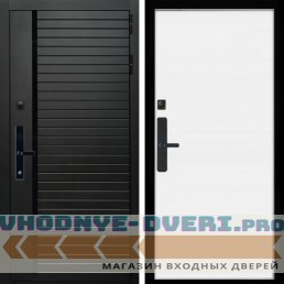 Входная дверь Inteko Агат SMART + Гладкая белый матовый