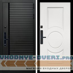 Входная дверь Inteko Агат SMART + МС-100 белый матовый