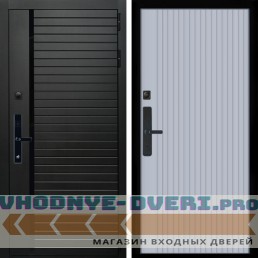 Входная дверь Inteko Агат SMART + Вертикаль Силк маус