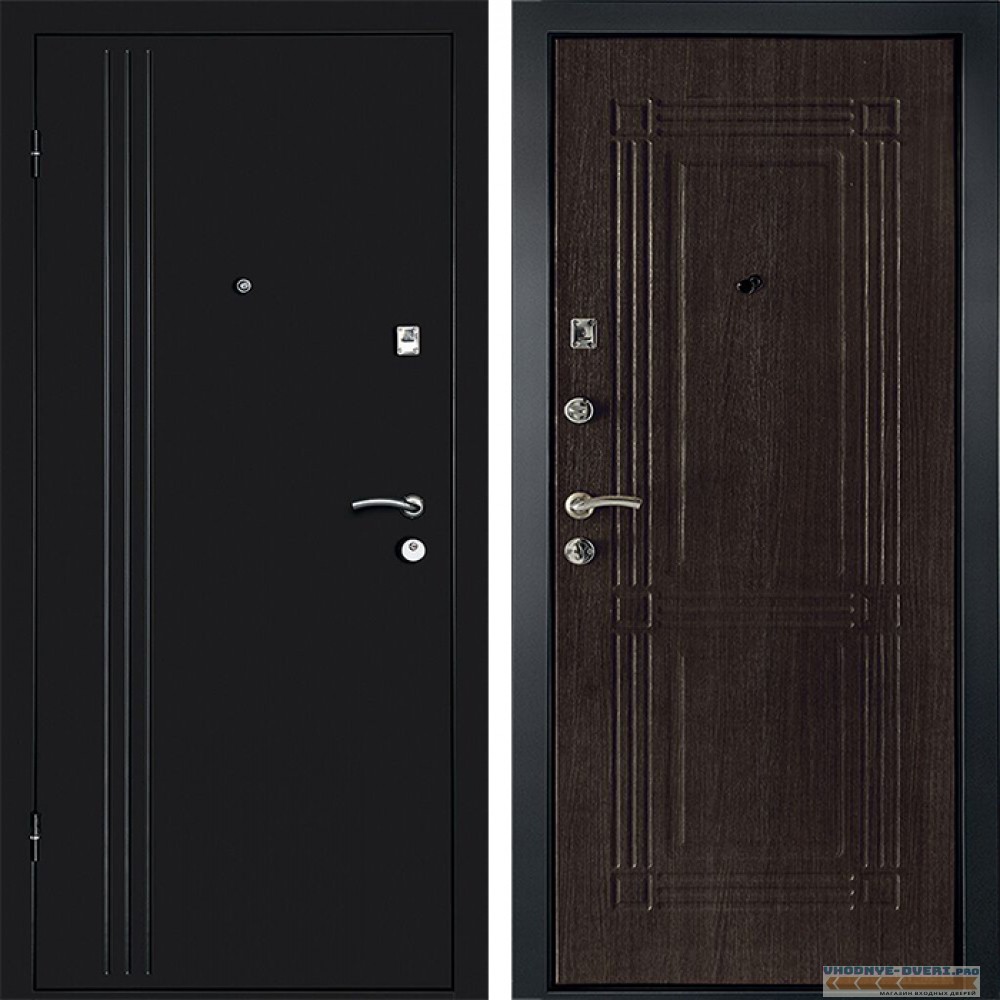 Входная дверь Континент — Лайн-1 Венге