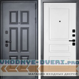 Входная дверь Дверной Континент Анкона Белый софт