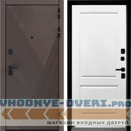 Дверной континент ДК-19 Классика 2П Силк Сноу 10 мм