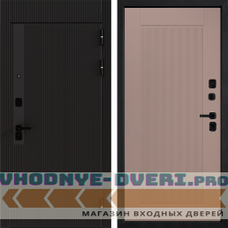 Дверной континент ДК-20 Черный софт Астрод цв. Ирл ликёр