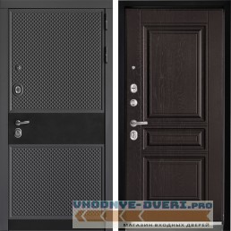 Входная дверь Дверной континент ДК-6 Софт графит ФЛ-243 Фактурный шоколад