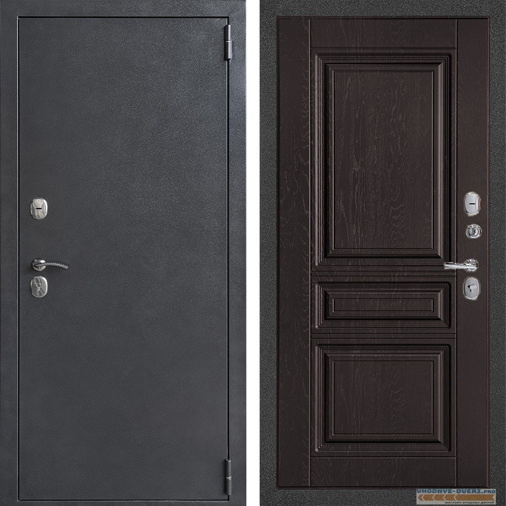 Входная дверь Дверной континент ДК 70 ФЛ-243 Фактурный шоколад