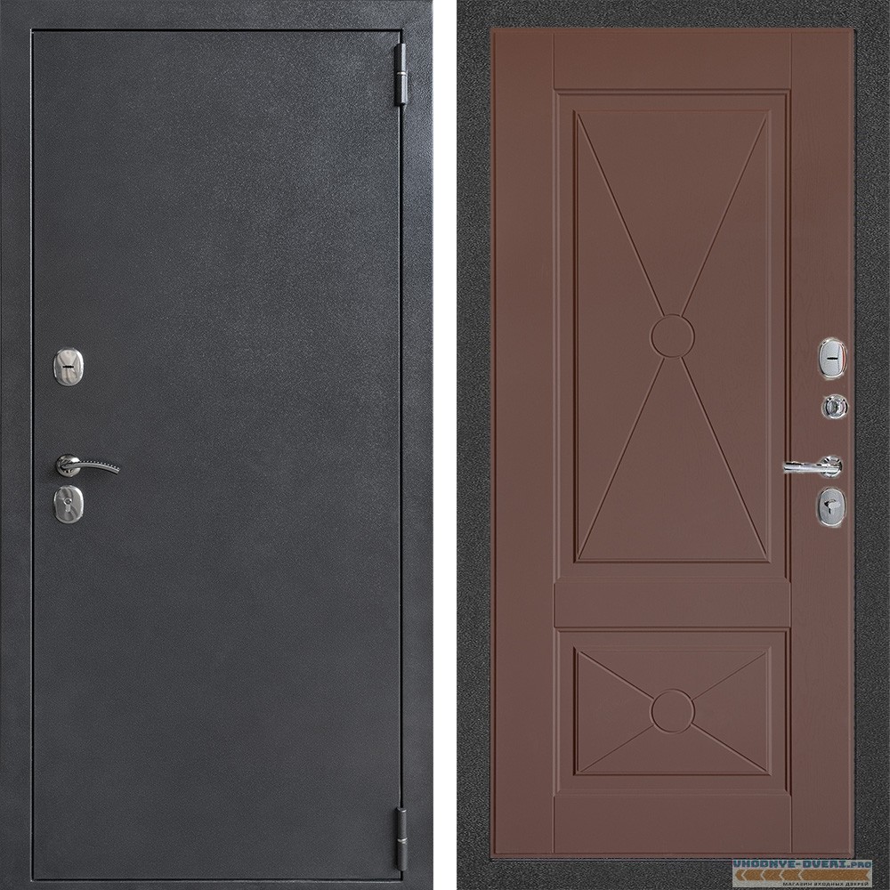 Входная дверь Дверной континент ДК 70 ФЛ-617 Ясень шоколад