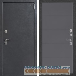 Входная дверь Дверной континент ДК 70 ФЛ-649 Софт графит абсолют