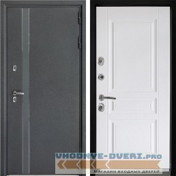 Входная дверь Дверной континент ДК-8 Термо 243 Альберо браш серебро