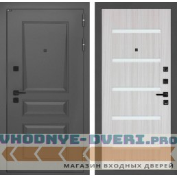 Входная дверь орлеан 01 - сандал белый, стекло белое купить за 37500 руб. у производителя Лабиринт