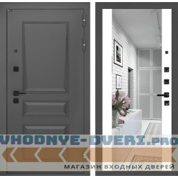 Входная дверь орлеан с зеркалом максимум - белый софт купить за 38900 руб. у производителя Лабиринт