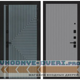 Входная дверь CREDOR 29 - Серый рельеф софт