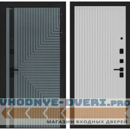 Входная дверь CREDOR 29 - Белый рельеф софт