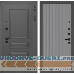 Входная дверь орлеан 29 - серый рельеф софт купить за 36500 руб. у производителя Лабиринт