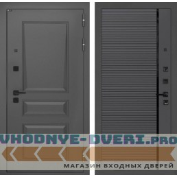 Входная дверь орлеан 22 - графит софт, черная вставка купить за 37100 руб. у производителя Лабиринт