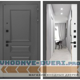 Входная дверь орлеан с зеркалом панорама - белый софт купить за 40500 руб. у производителя Лабиринт