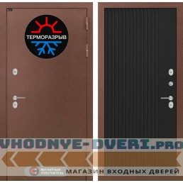 Входная Дверь Лабиринт Термо Магнит 29 - Черный кварц