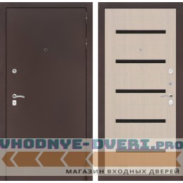 Входная дверь CLASSIC антик медный 01 - Беленый дуб