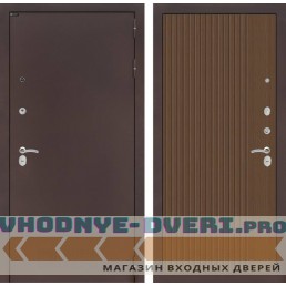 Входная дверь Лабиринт CLASSIC антик медный 29 - Дуб кантри темный