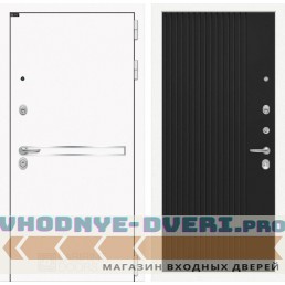 Входная дверь Лабиринт Лайн WHITE 29 - Черный кварц