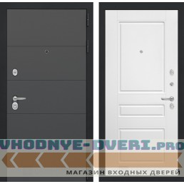 Входная дверь Лабиринт ART 03 - Белый софт