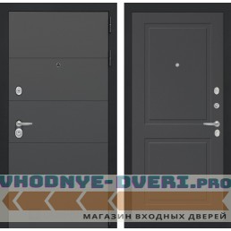 Входная дверь Лабиринт ART 11 - Графит софт