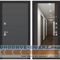 Входная дверь Лабиринт ART с Зеркалом Максимум - Венге