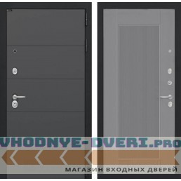 Входная дверь Лабиринт ART 30 - Серый рельеф софт