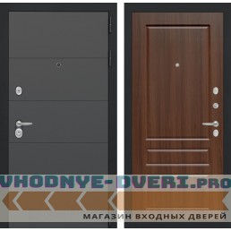 Входная дверь Лабиринт ART 03 - Орех бренди