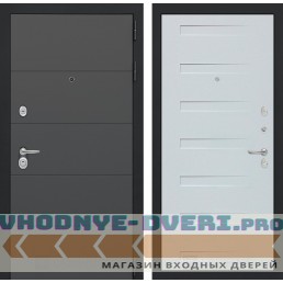 Входная дверь Лабиринт ART 14 - Дуб кантри белый горизонтальный