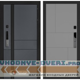 Входная дверь Эволаб Смарт 21 - Грей софт