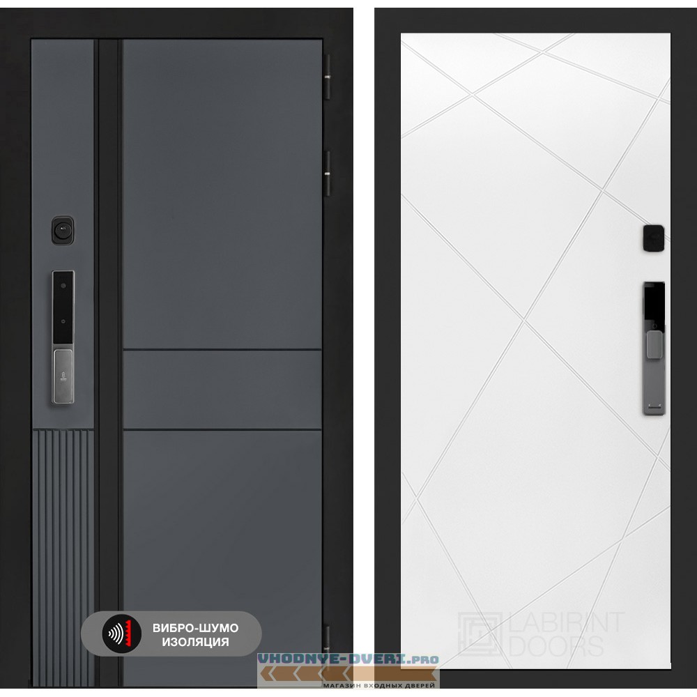 Входная дверь Эволаб Смарт 24 - Белый софт