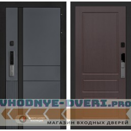 Входная дверь Эволаб Смарт 03 - Орех премиум