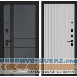 Входная дверь EVOLAB 29 - Белый рельеф софт