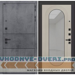 Входная дверь Лабиринт Инфинити с зеркалом Дольче - Капучино Входная дверь Лабиринт Инфинити с зеркалом Дольче - Капучино