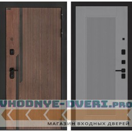 Входная дверь KARMINA 30 - Серый рельеф софт
